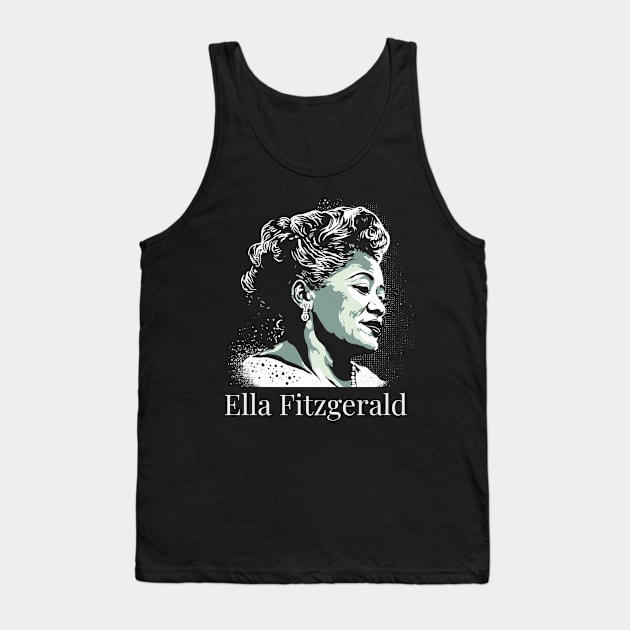 Ella Fitzgerald Tank Top by UrbanLifeApparel